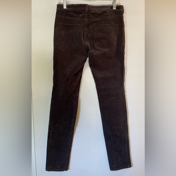 ANTHRO⭐️ Pilcro brown mini corduroy stretch pants serif size 28 - Picture 2 of 5